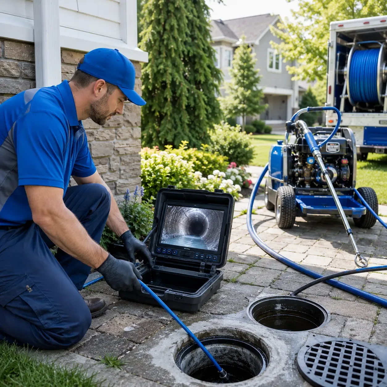 Outdoor drain cleaning professionals serving Oquossoc, ME